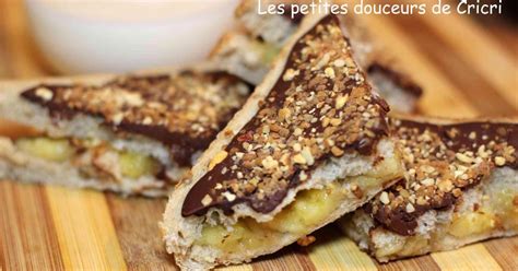 Recette Sandwich Croquant Banane Chocolat 750g