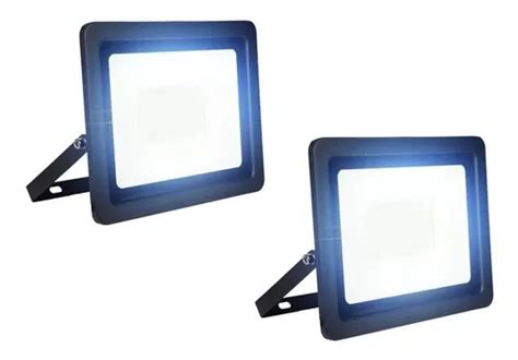 Kit Refletor Led W Holofote Branco Frio K Bivolt Prova D Gua