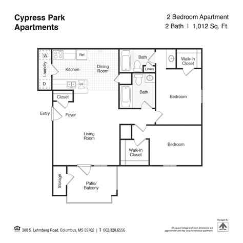 Westerville Park Apartments Floor Plans - floorplans.click