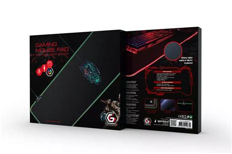 Gembird MP-GAMELED-L Gaming with LED light effect Large Egérpad | pcx.hu