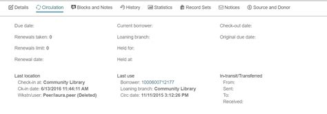item record workform