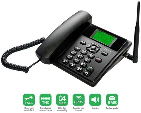 Telefone Celular Rural Mesa Elsys 2 Chip Internet Frete Grát R 238