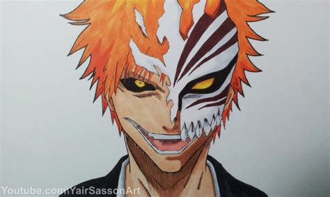 Ichigo Kurosaki - Hollow mask. by YairSasson on DeviantArt