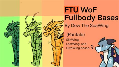 Wings Of Fire Ftu Fullbody Bases By Dew The Seawing Pantala Tribes