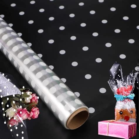 Rouleau Cellophane 40Cm X 15M Rouleau De Cellophane Transparent Papier