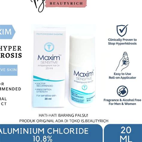 Jual Kejutan Disini Maxim Sensitive Antiperspirant Deodorant Roll On