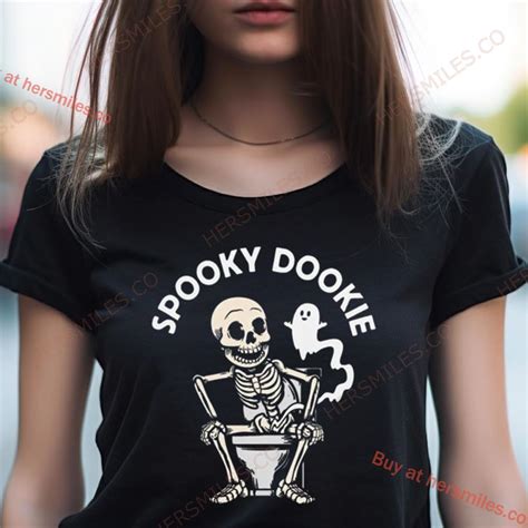 Skeleton Spooky Dookie Shirt Hersmiles