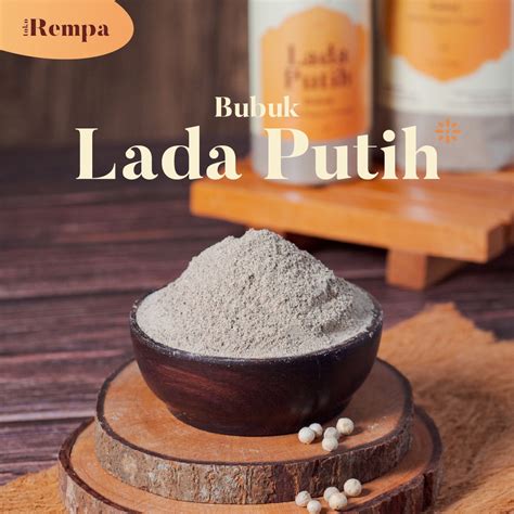 Jual Lada Putih Bubuk Murni Merica Putih Bubuk White Pepper