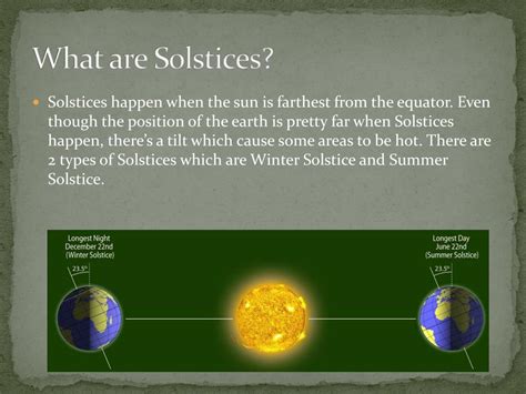 Ppt Seasons Equinoxes And Solstices Powerpoint Presentation Free