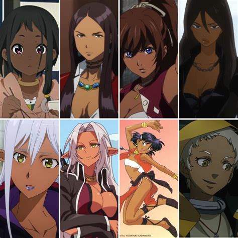 Dark Skinned Anime Characters Female