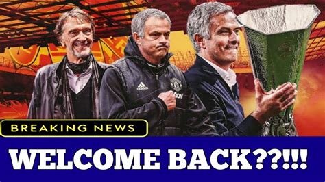 Jose Mourinho Wants To Manage Manchester United For A Second Time