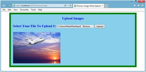 Preview Image Before Uploading Using Jquery In Asp Net