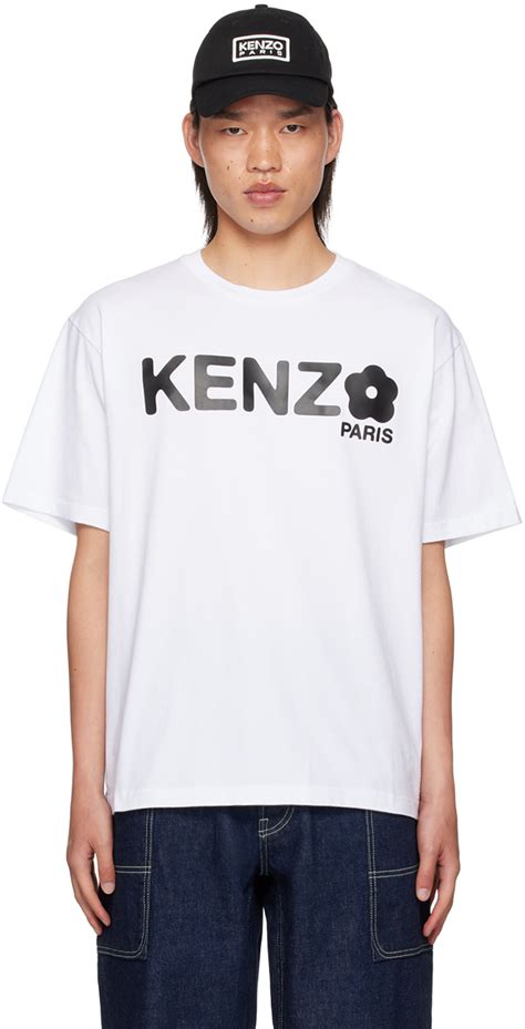 Kenzo White Kenzo Paris Boke Flower 2 0 T Shirt SSENSE