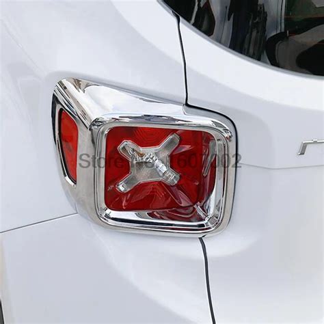 For Jeep Renegade Abs Chrome Car Taillights Taillight Taillamp