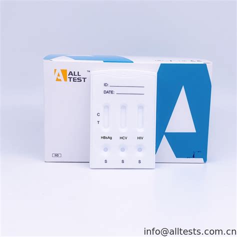 HBsAg HCV HIV Combo Rapid Test Cassette With The Specimen Of Serum Plasma