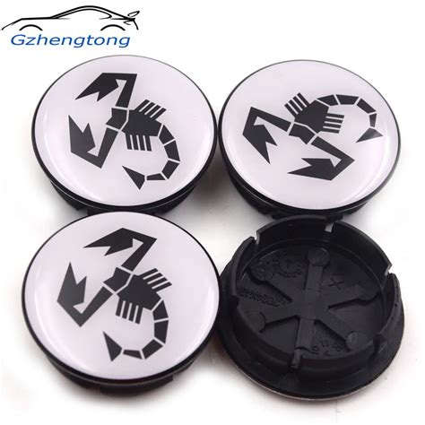 Gzhengtong Pcs Lot Mm Mm For Abarth Wheel Hub Center Black