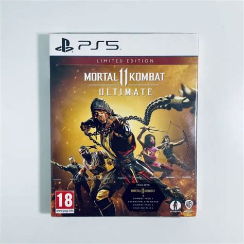 Mortal Kombat 11 Ultimate Edition Steelbook Playstation Ps5 New Sealed