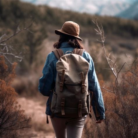 Premium Ai Image Unrecognizable Woman Walking