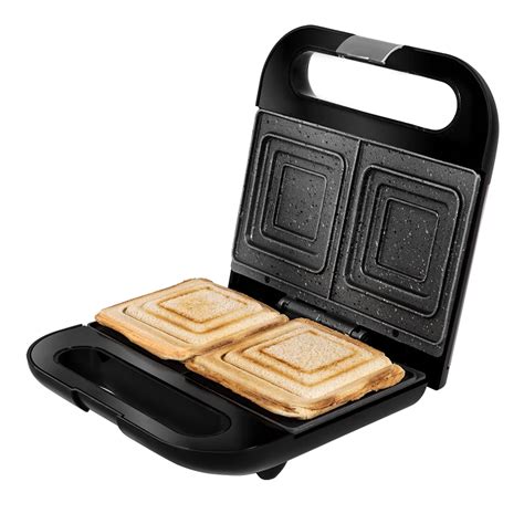 Cecotec Sandwichera RocknToast Square Pinza De Cierre Y Hueco