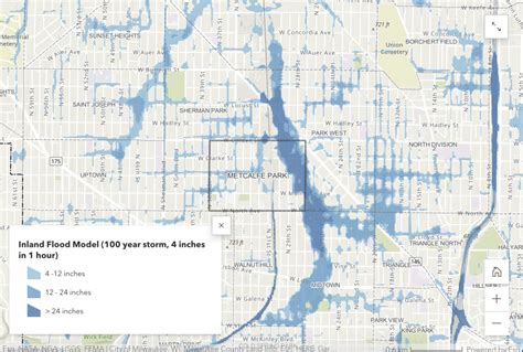 Inland flood exposure map - Groundwork USA