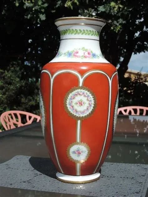 ANCIEN GRAND VASE PORCELAINE SEVRES LOUIS XVI ANTIQUE PORCELAIN SEVRES