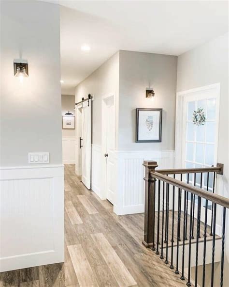 Light Grey Walls With White Wainscoting Soul Lane