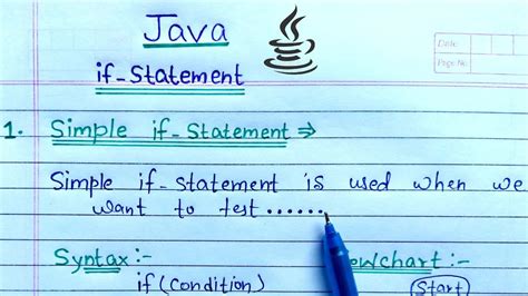 Basic Java If Statements