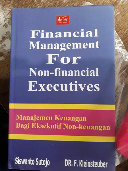 Jual Financial Management For Non Financial Executives Di Lapak Toko