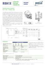 Transmetteur De Pression Relative X Series Riels Instruments