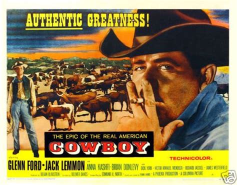 Cowboy Glenn Ford Movie poster print | eBay | Movie posters, Top film ...