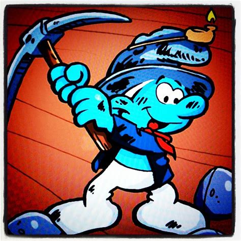 Miner Smurf Flickr Photo Sharing