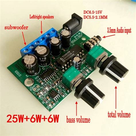 Hifi Tda Subwoofer Stereo Audio Digital Power Amplifier Board