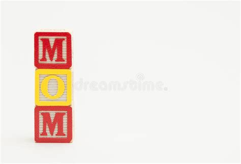 Wooden Cubes With Letters Stock Image Image Of Mother 79926443