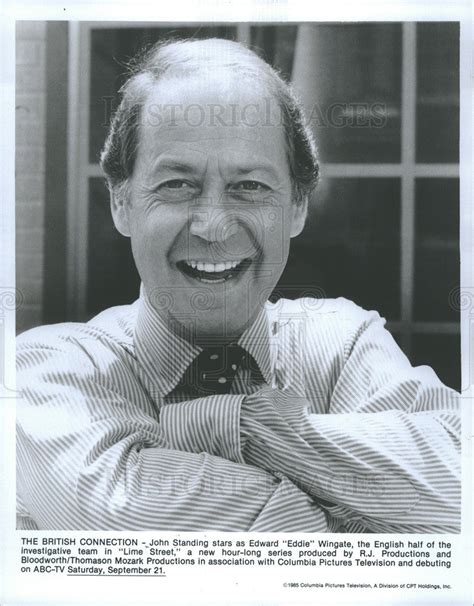 1985 Press Photo English Actor John Standing Stars In Lime Street Abct