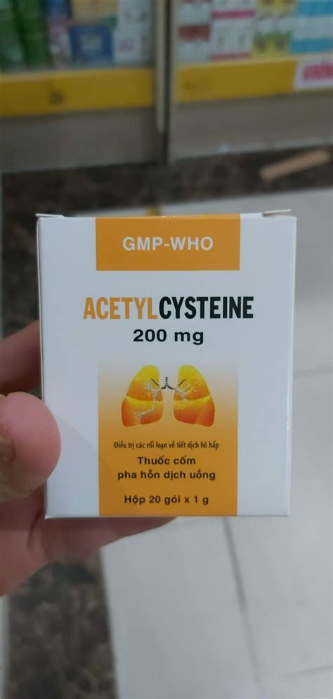 Acetylcystein 200mg hộp 20g Đồng Nai Vicpharma