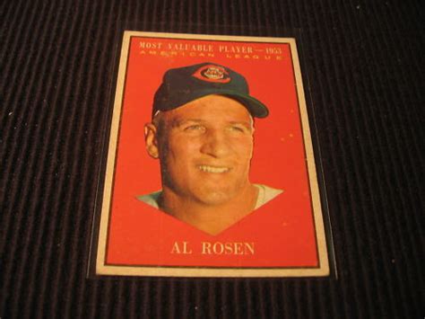 1961 TOPPS 474 AL ROSEN SP HIGH SERIES CARD VG EX EBay