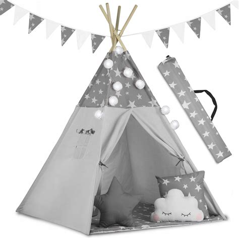 Tipi Namiot Dla Dzieci Teepee Girlanda Poduszki Allegro Pl