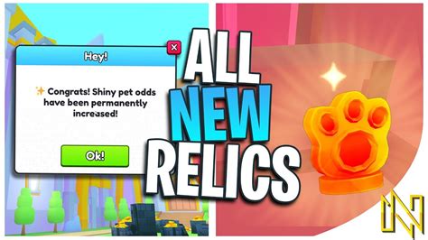 All New Shiny Relics Locations In Pet Simulator Pet Simulator