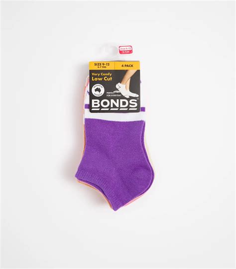 Bonds Very Comfy Low Cut Socks 4 Pack Target Australia