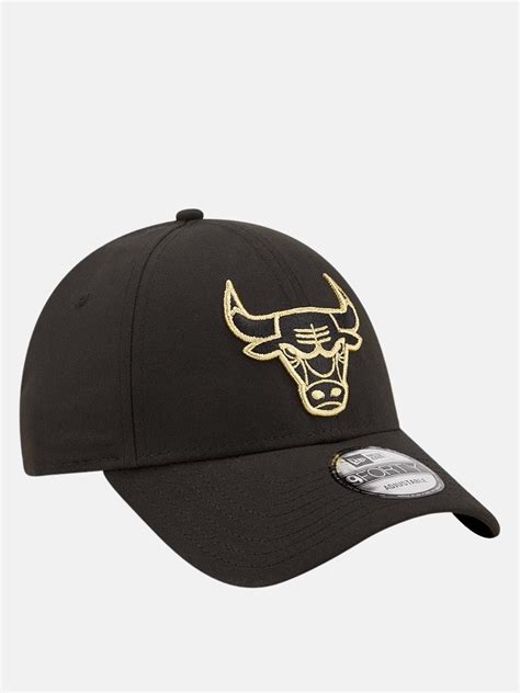 New Era Chicago Bulls Black And Gold 9forty Basketball Hats Discount