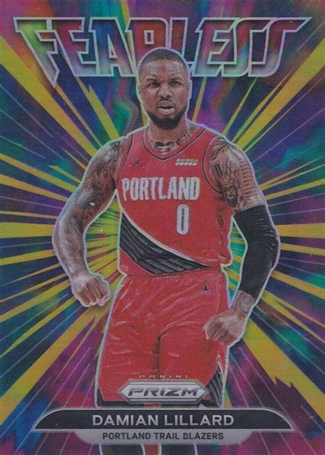 Damian Lillard Prizm Fearless Gold Price Guide Sports Card