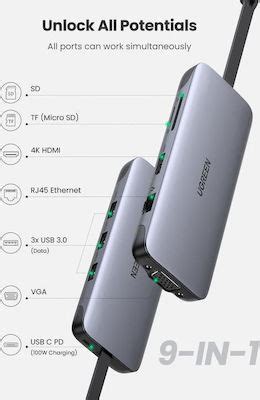 Ugreen Cm Usb C Docking Station Hdmi K Pd Ethernet