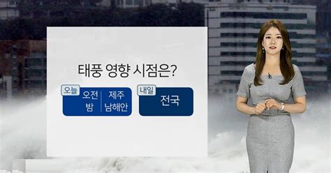 날씨 태풍 솔릭 북상 중제주도·남부 영향권