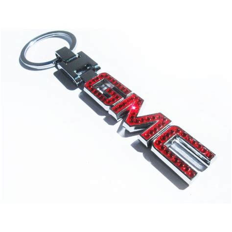 Bling Gmc Keychain With Swarovski Crystals Gmc Sleutelhanger Gmc