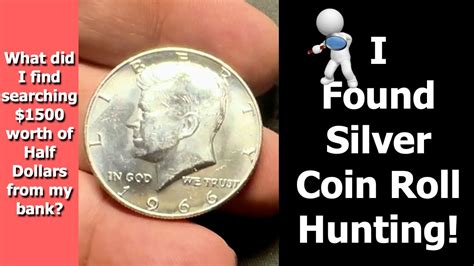 We Found Silver Coin Roll Hunting Half Dollars Youtube