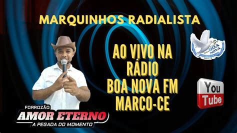 Karlinhos dos Teclados Forrozão Amor Eterno Ao Vivo na Rádio Boa Nova