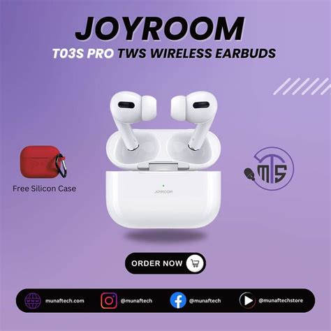 Joyroom T S Pro Tws Wireless Earbuds Munaftech Store