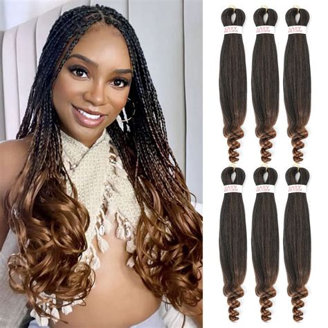 Braiding Hair Pre Stretched French Curly Braiding Hair Crochet Braids Natural Easy