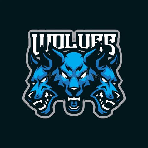 Wolves Mascot Logo Design With Modern Illustration Concept Style For