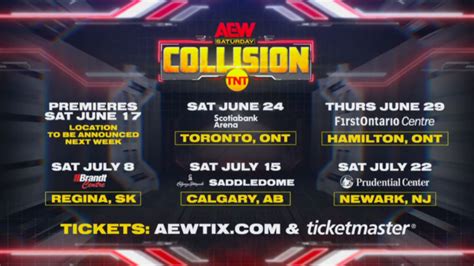 Tony Khan Announces First Tour For Aew Collision Debut Show Location